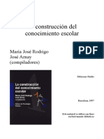 La construccion del conocimiento escolar - Rodrigo Maria Jose y Amay Jose.pdf