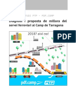 Estudi Diagnòstic I Propostes Per Revifar El Ferrocarril Al Camp de Tarragona