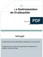 Tecnicas Instrumentos de Evaluacion