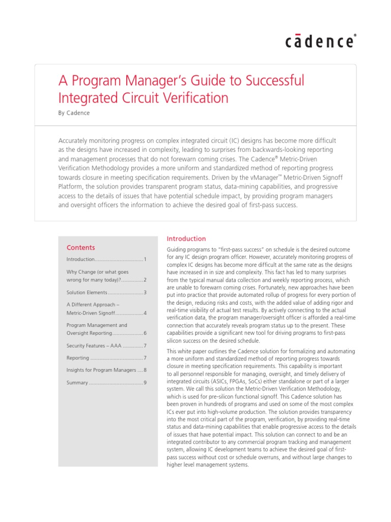 Integrated Circuit Verification WP PDF Application Programming