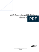 Ahb Example Amba System: Technical Reference Manual