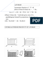 E.g. φ = A dz ˄ dy + B dz ˄ dx + C dx ˄ dy: k k i k