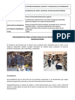 Procedimiento para La Toma Fisica de Inventarios