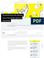 8 Maneiras de Deixar Seu Caminho Para o Sucesso _ Ideo