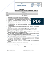 programa capacitación específica área trabajo seguridad minera