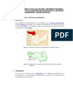 Plan de Contingencia y SAT - Deslizamiento - Huacrachuco - Prov. Marañón