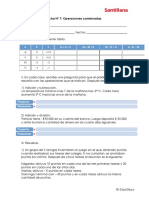 Ficha #7 Operaciones Combinadas PDF