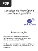 Conceitos de Rede Óptica com Tecnologia FTTH