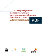 Plan Integral para Desarrollo de Energias Renovables PDF
