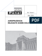 Jurisprudencia Relevante Sobre Dolo PDF