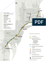 Map: Federal Railroad Administration's Plan For The Northeast Corridor