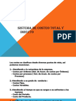 Costeo Absorbente y Costeo Directo