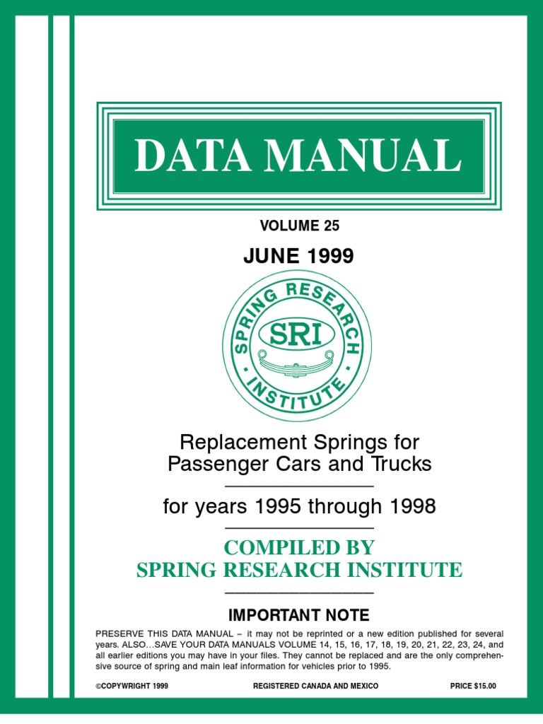 Catalogo SRI Vol. 25 | PDF