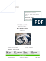 Auditoría energética Facultad Derecho Donostia