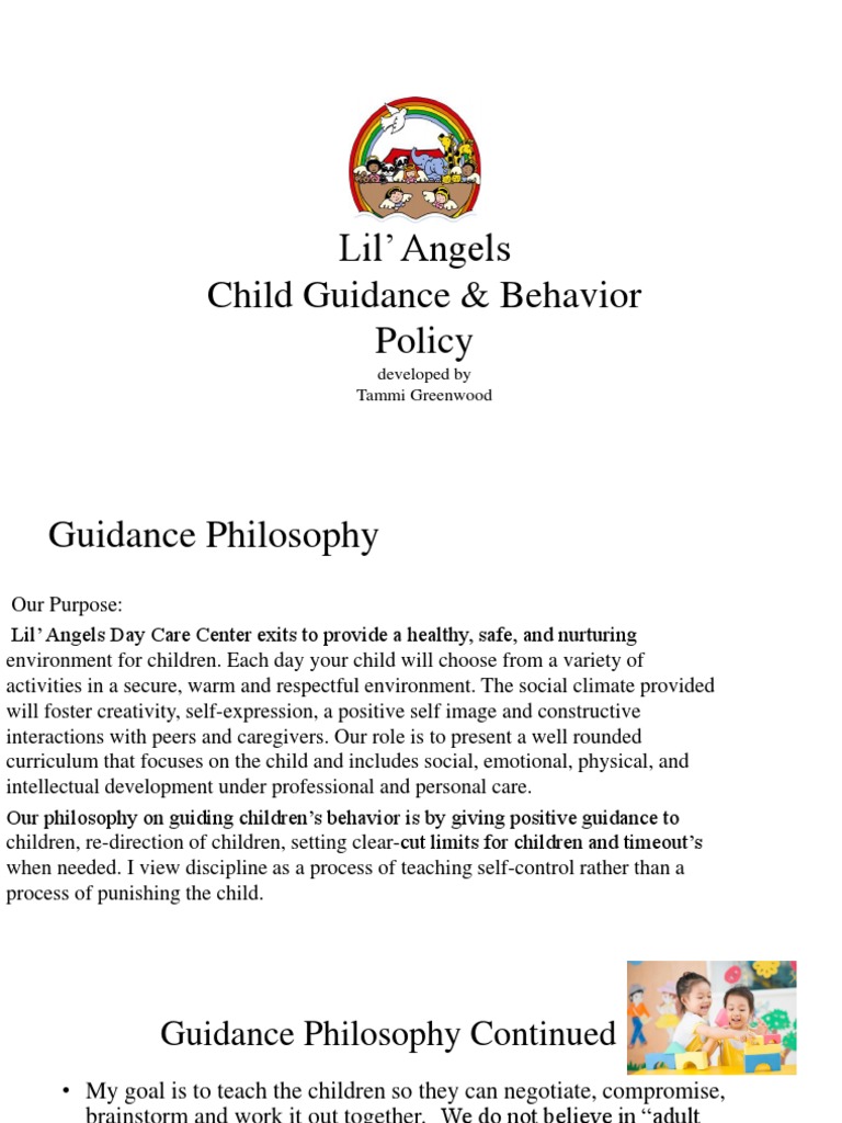 child guidance behavior policy Confidentiality Behavior