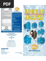 Manual Motobombas Jacuzzi PDF