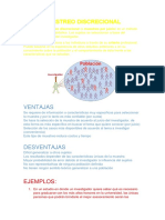 Muestreo Discrecional