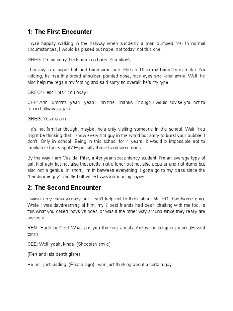 1: The First Encounter | PDF | Language Arts & Discipline