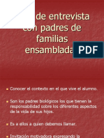 Guia de Entrevista Con Padres de Familias Ensambladas