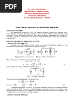 Electrical Analogy of Physical System