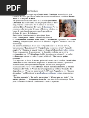 Download griselda gambaro las paredes en