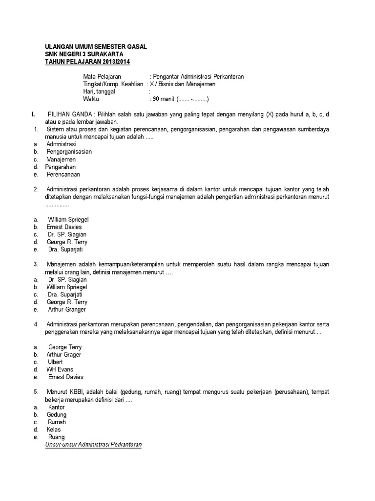 Bank Soal Pap Pdf