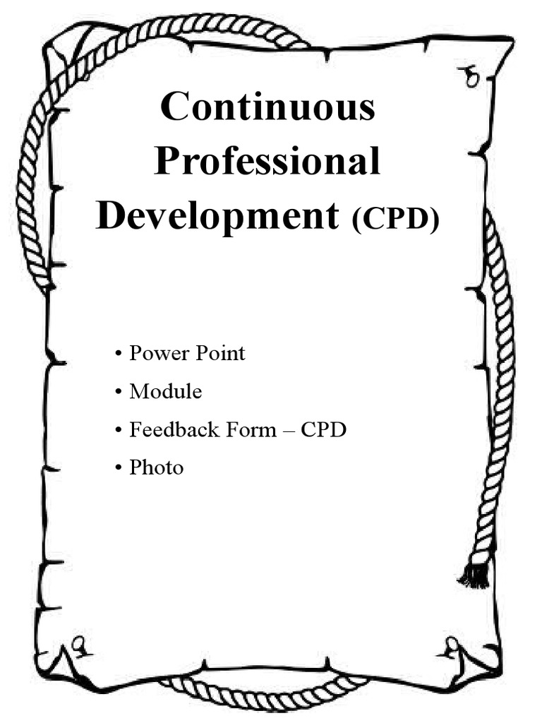 Continuous Professional Development: - Power Point - Module - Feedback ...