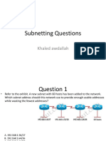 9 - Subnetting Questions 2