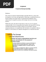 Assignment Entrepreneurship Management