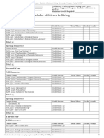 Bachelor of Science in Biology Course Plan University of Houston