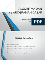 Algoritma Dan Pemrograman Dasar(Pertemuan-3)