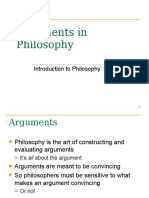 Arguments in Philosophy