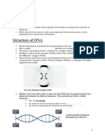 Structure of DNA: Year 9 Biology Inheritance and Selection