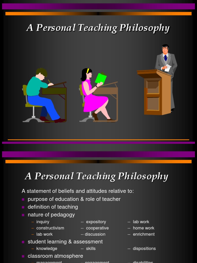 A Personal Teaching Philosophy | PDF | Curriculum | Constructivism ...