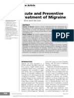 Acute and Preventive Treatment of Migraine - Educação Continuada AAN - 2012 PDF