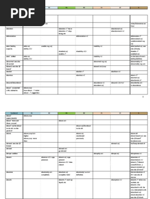 word family framework pdf nature business