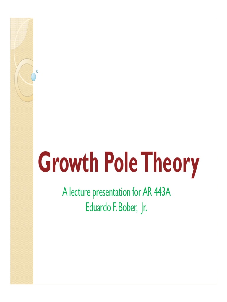 Growth Pole Theory Economics Economies