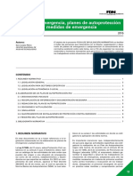 Planes de Emergencia Autoproteccion y Medidas PDF