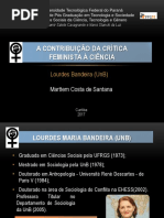 A Contribuição Da Crítica Feminista a Ciencia 2017