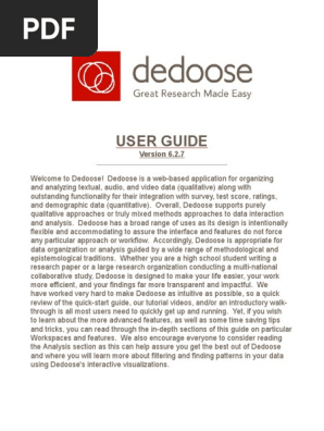 Dedoose