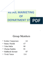 Retail Marketing OF Department Store