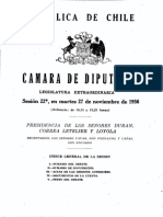 Diarios de Sesiones de La Cámara de Diputados - Sesión 27.a Extraordinaria en Martes 27 de Noviembre de 1956