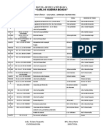 CALENDARIO CÍVICO ESCOLAR