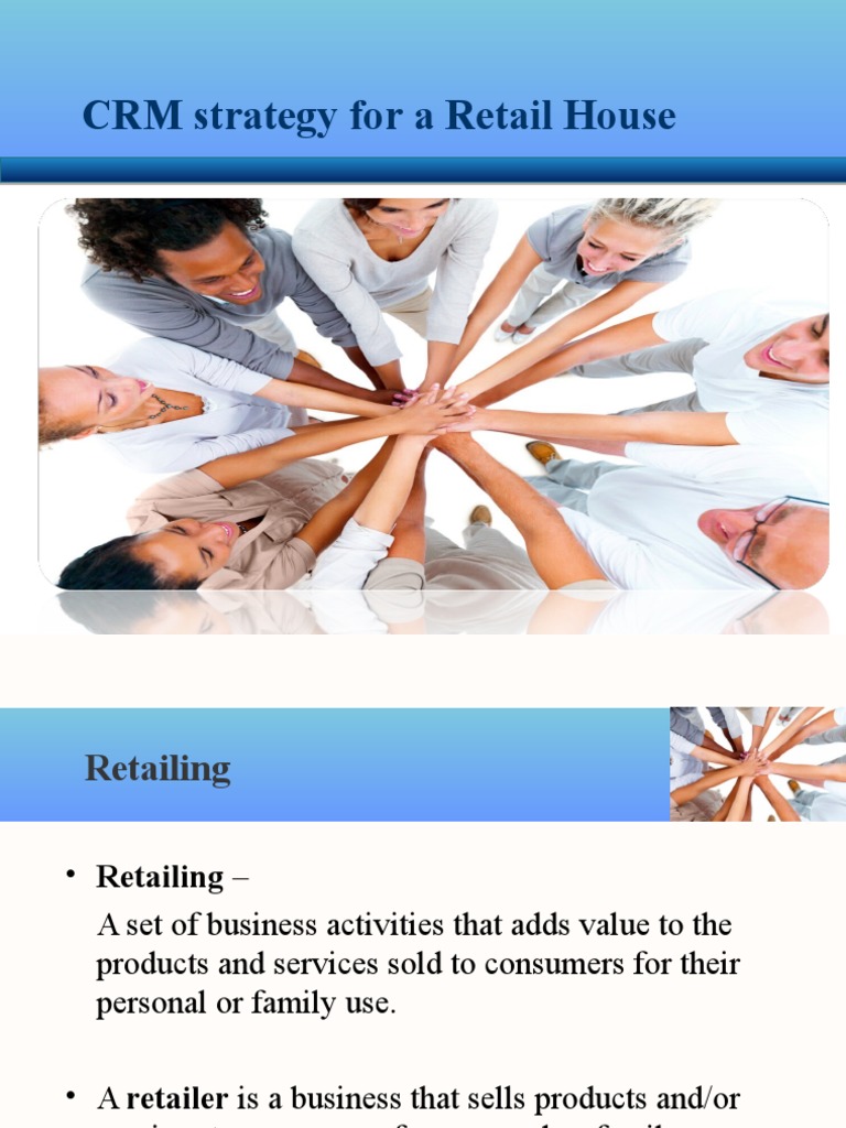 CRM in Retail Industry PDF Business Sales