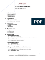 Checklist ISO 9001_2008
