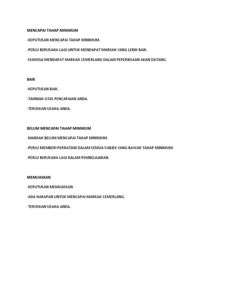 Mencapai Tahap Minimum Pdf