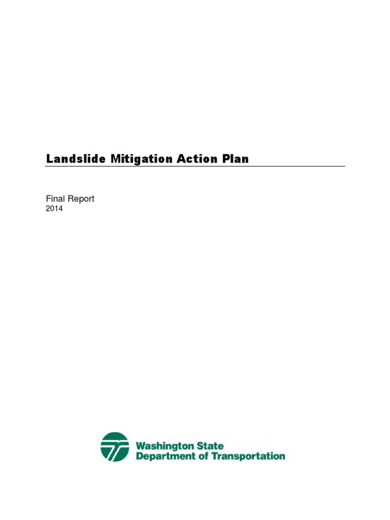 Landslide Mitigation Strategies Report | PDF | Landslide | Amtrak