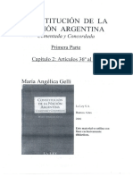 Constitucion de La Nacion Argentina - Maria Angelica Gell PDF