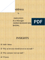 Address: Employees As A Manager Dainik Bhaskar Mall Bhopal