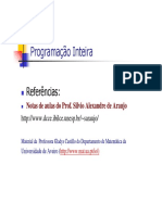 Programacao Linear Inteira PDF